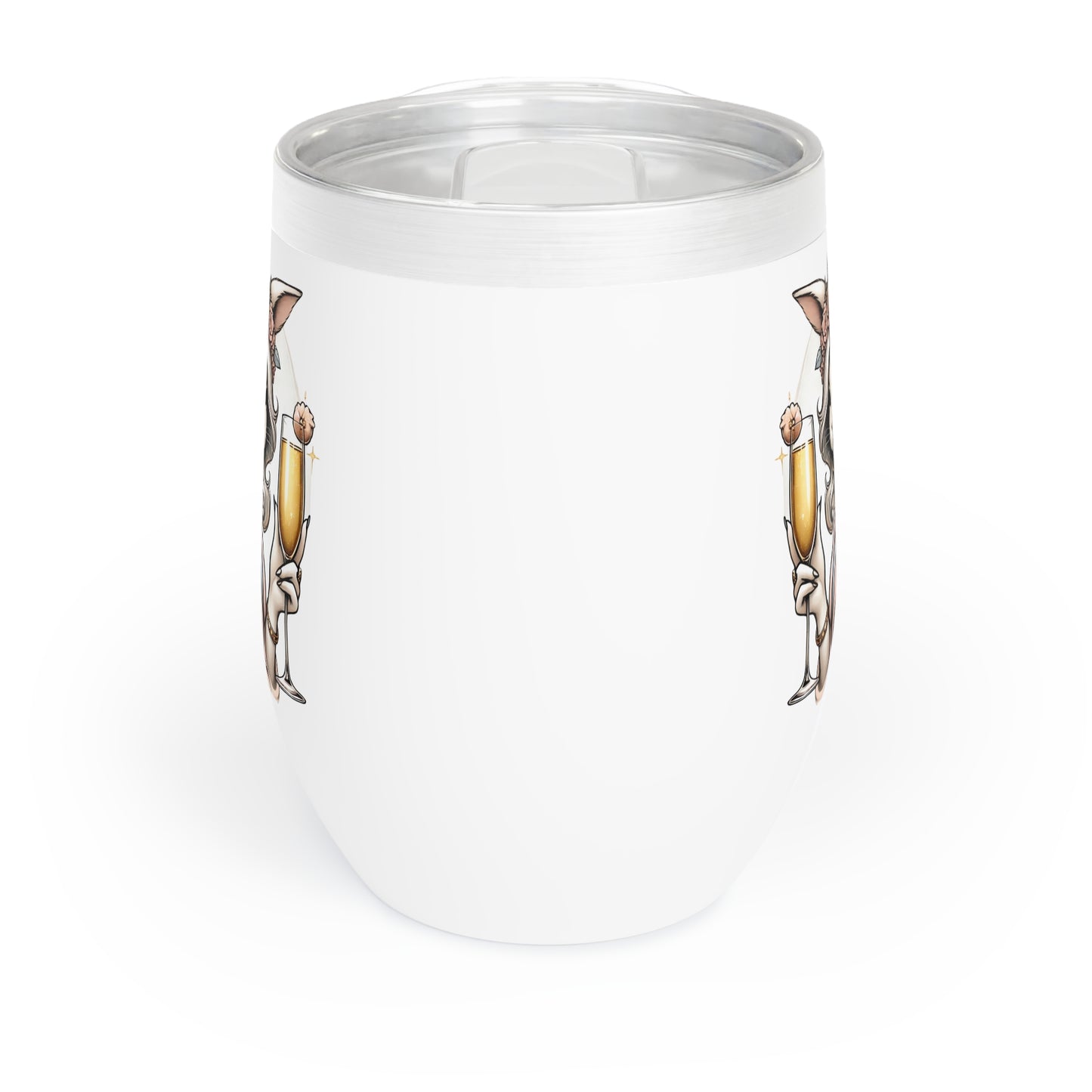Bria Bellini – Glam Bunny Wine Tumbler (12oz)