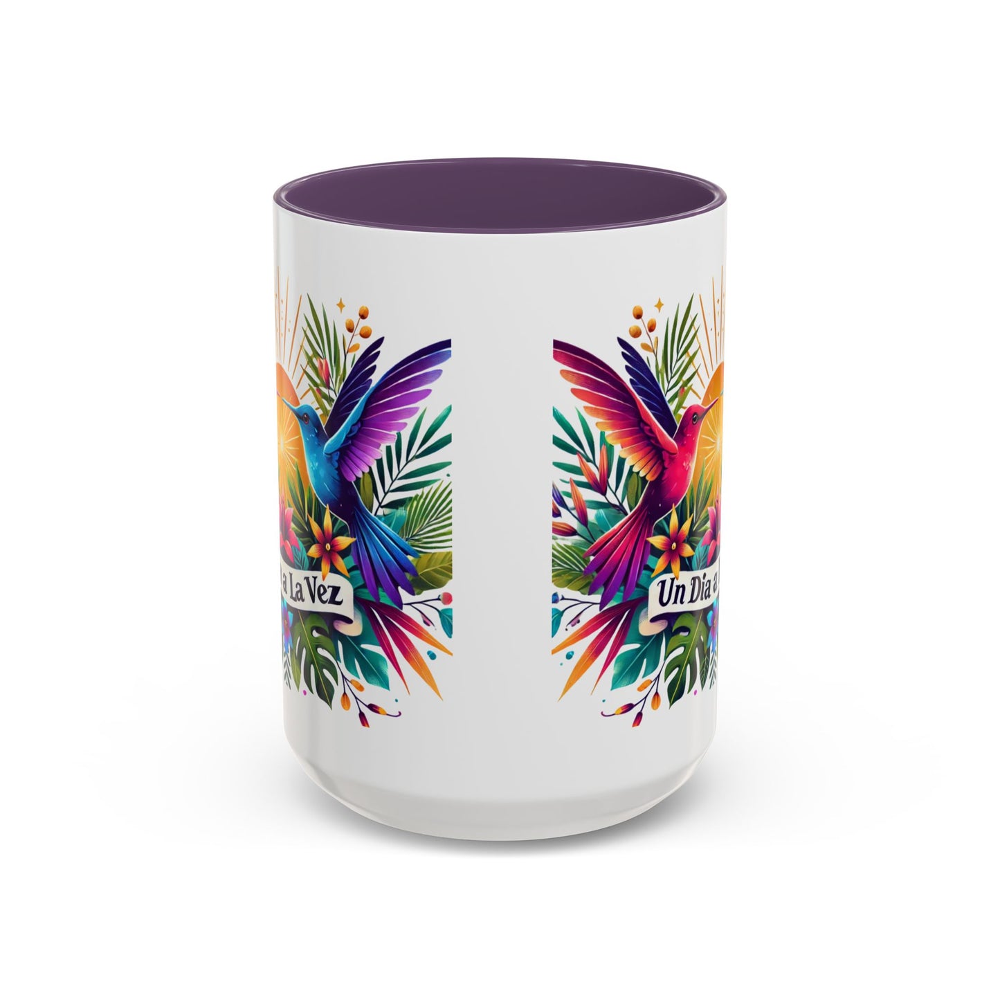 "Un Día a la Vez" Accent Coffee Mug (11oz, 15oz)