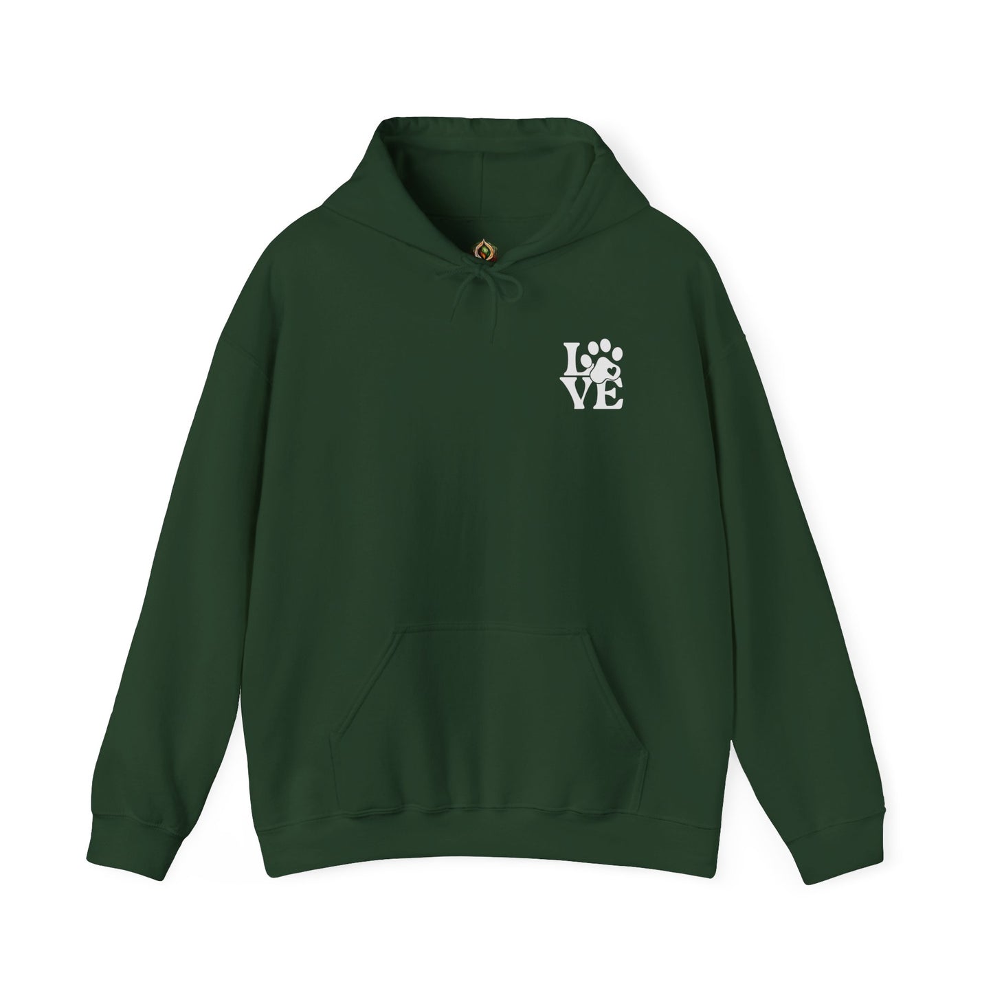 Cozy Love Paw-Print Unisex Hoodie