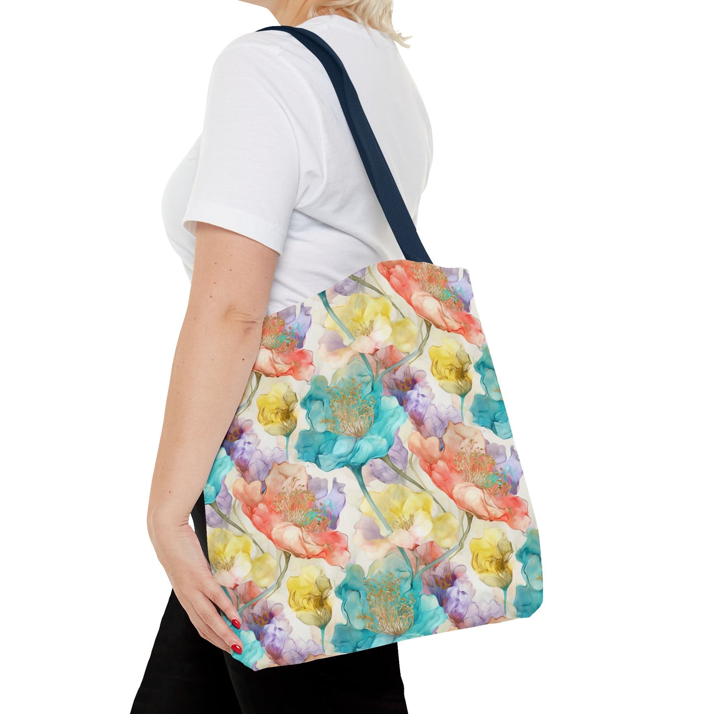 Watercolor Bloom 🌸 Artistic Tote Bag