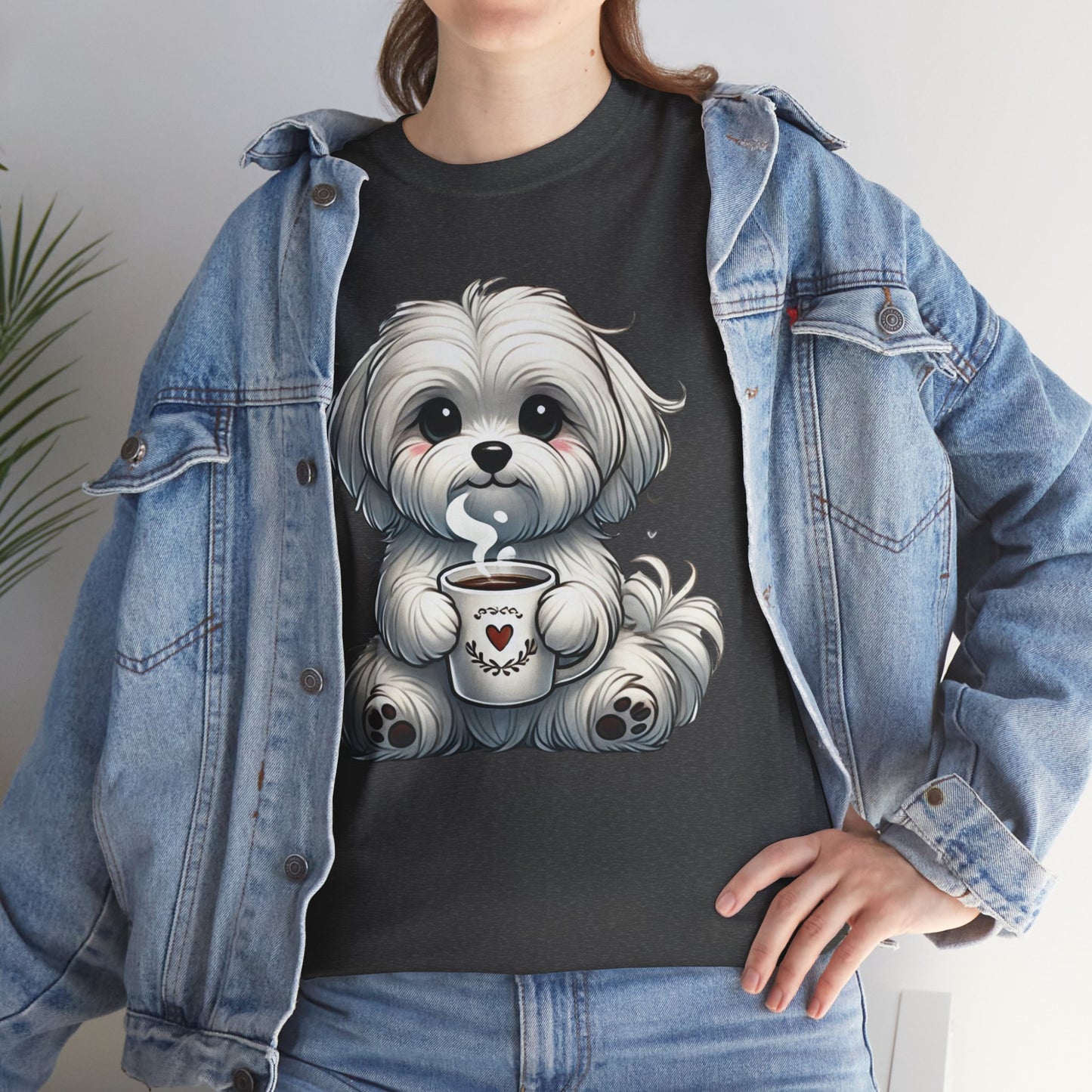 "Puppy Love Coffee Time" Unisex Tee