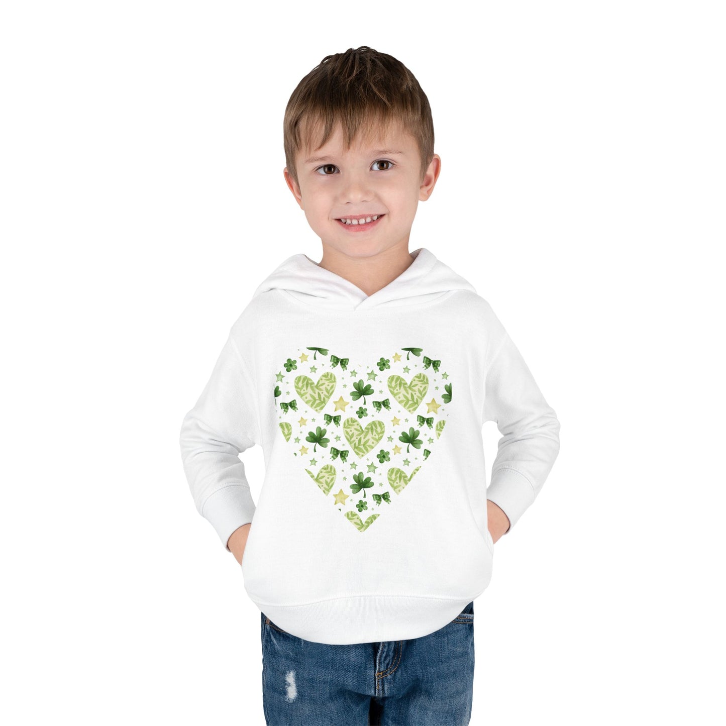 Lucky in Love 🍀 Toddler Pullover Hoodie