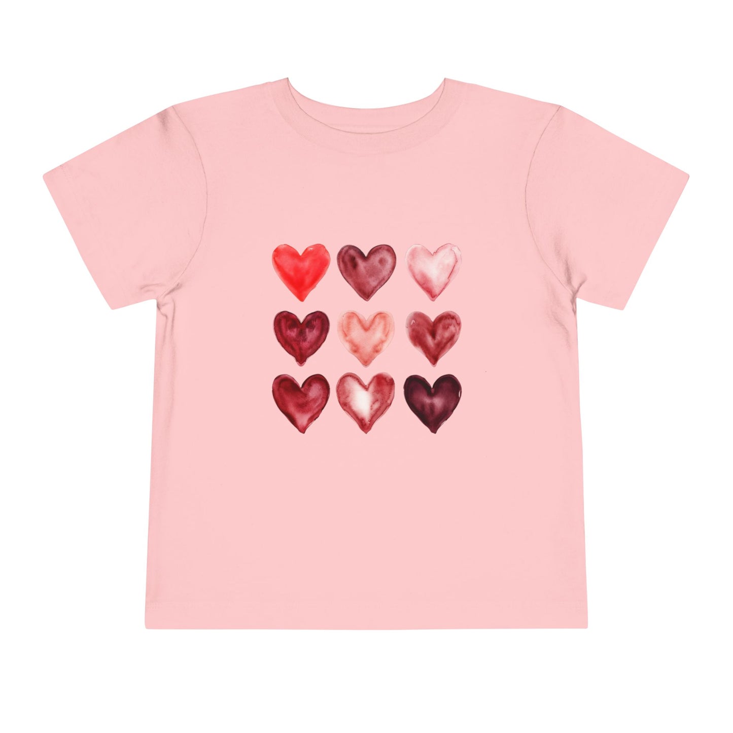 "Little Love Bug" Watercolor Heart Toddler Tee