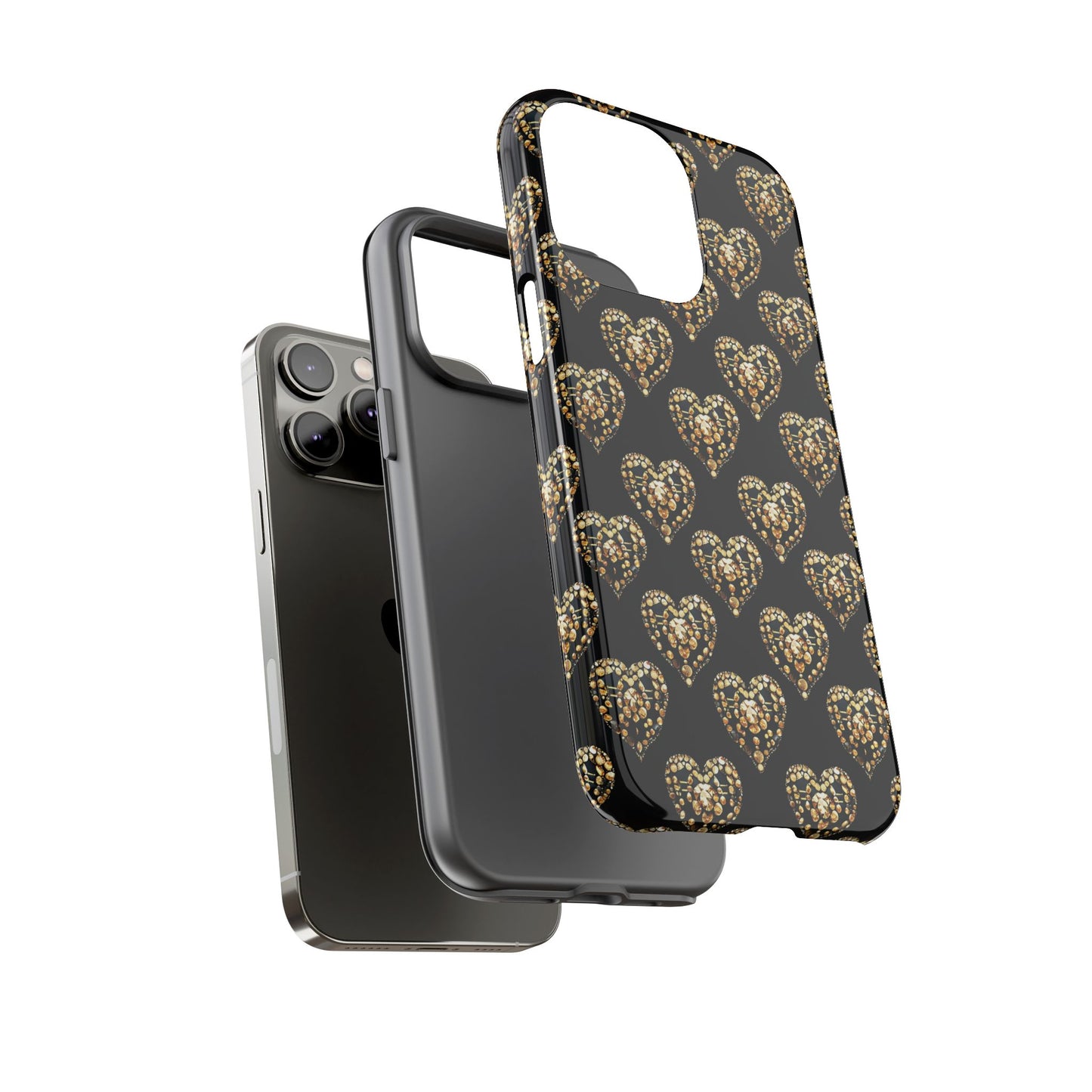 Golden Heart Luxe Phone Case