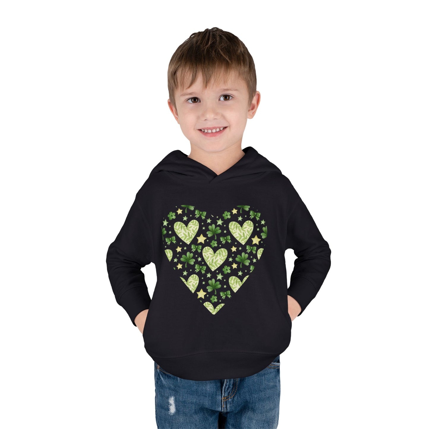 Lucky in Love 🍀 Toddler Pullover Hoodie