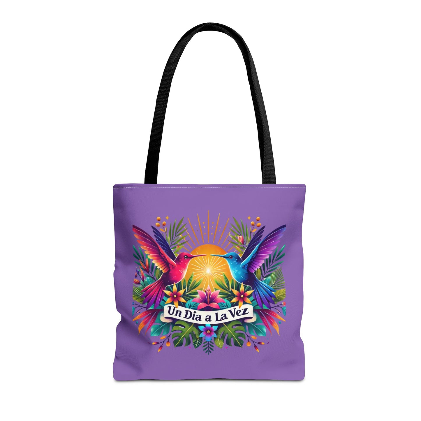 "Un Día a la Vez" Tropical Sunrise Tote Bag