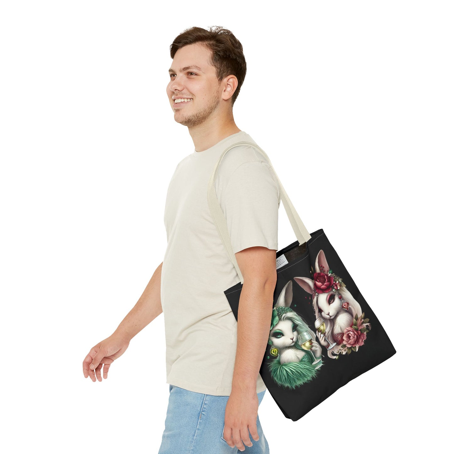 Vero Vino & Rosalie Rouge – Glam Bunny Tote Bag 🍷💅