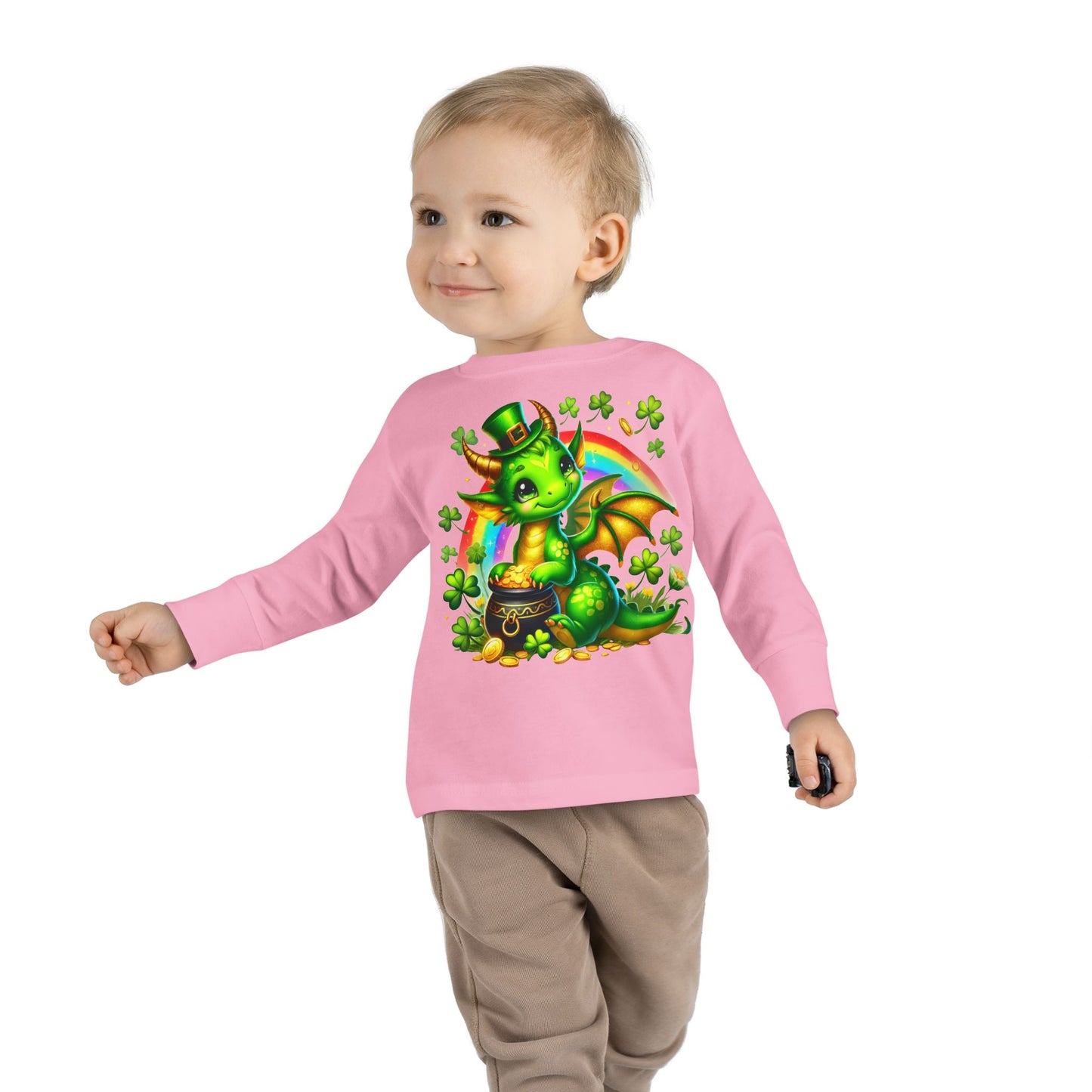 Lucky Little Dragon 🍀 Toddler Long Sleeve Tee