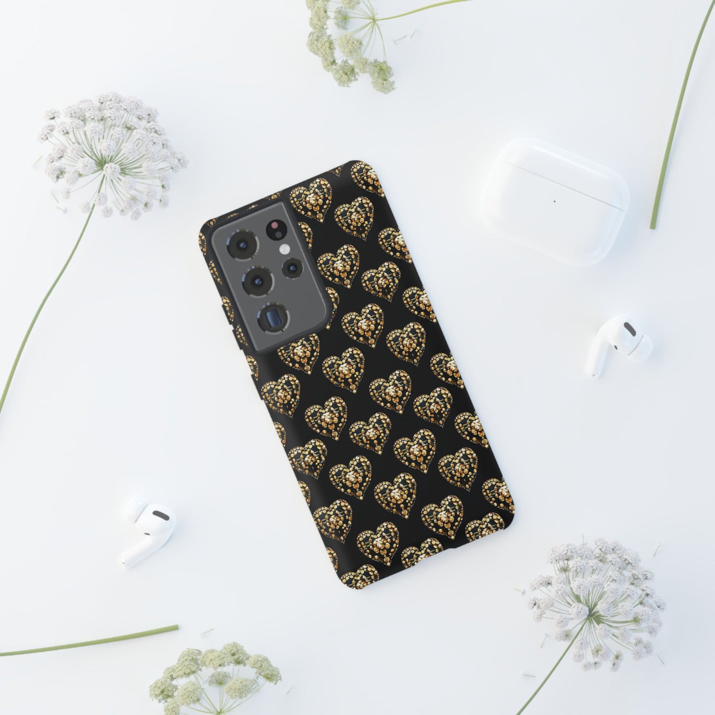 Golden Heart Luxe Phone Case