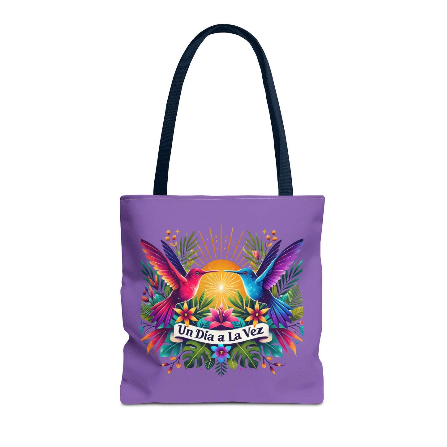 "Un Día a la Vez" Tropical Sunrise Tote Bag