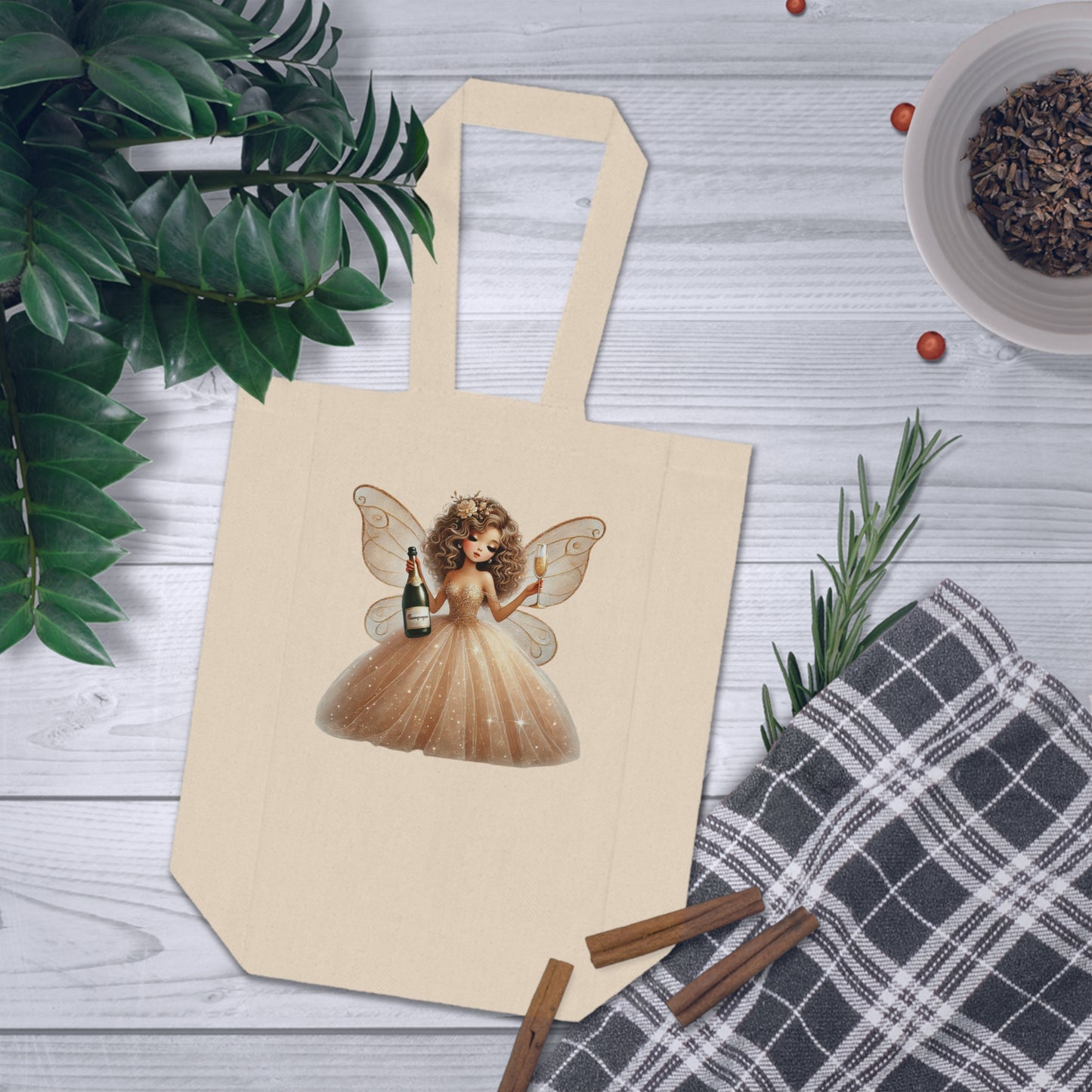 Golden Belle & Champagne Dreams – Double Wine Tote