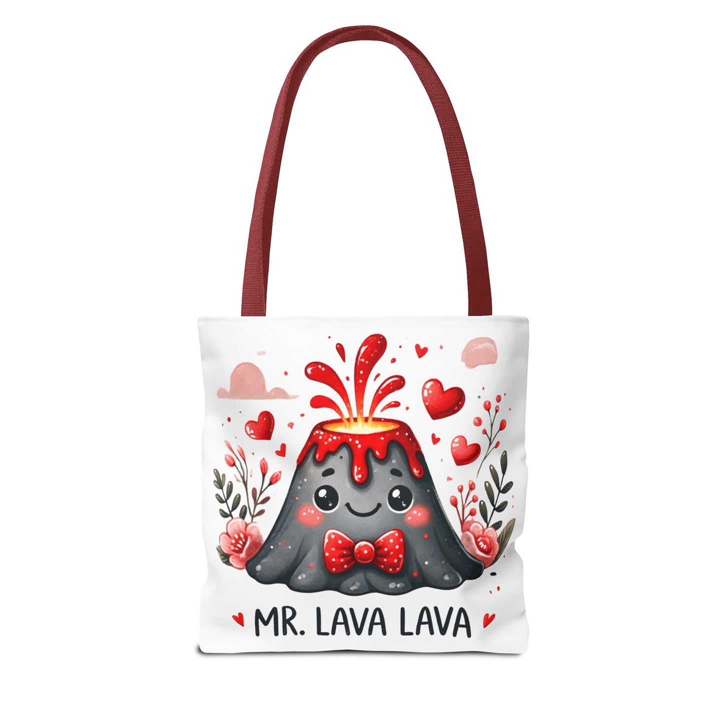 "Mr. Lava Lava Floral Charm" Tote Bag