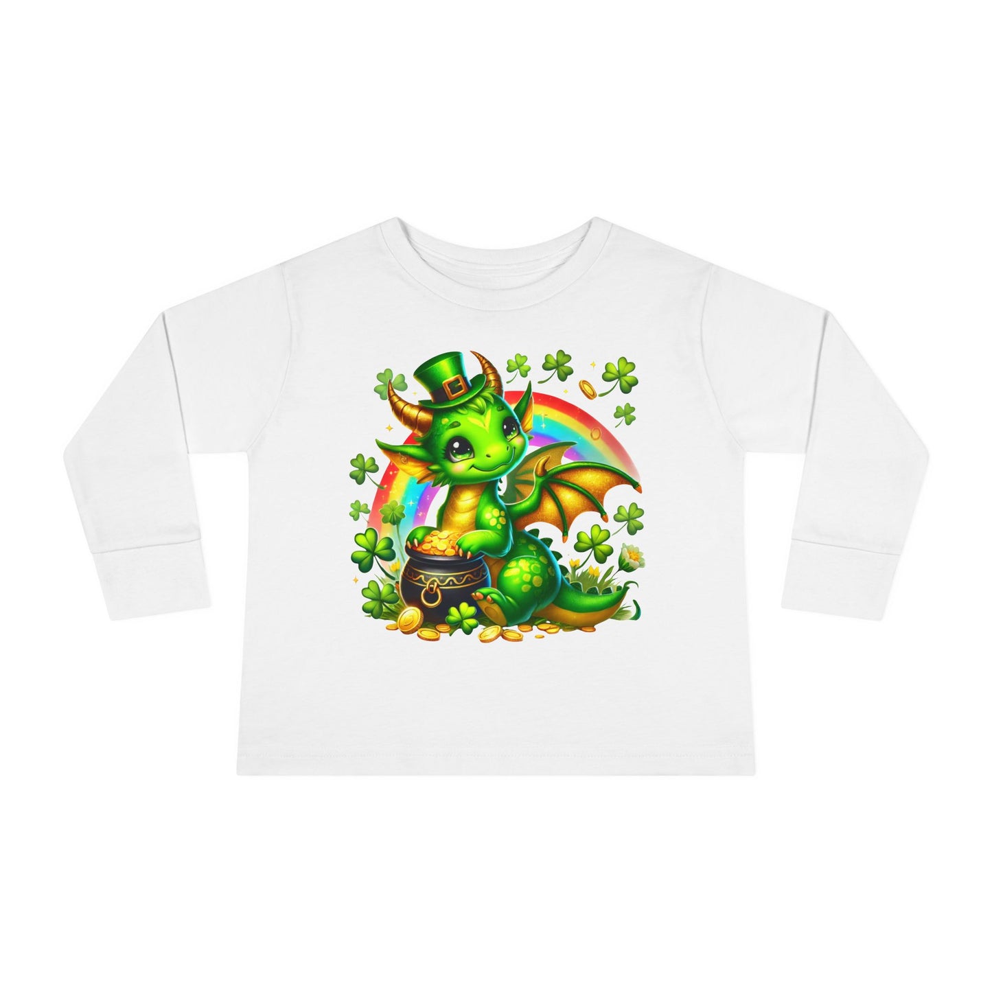 Lucky Little Dragon 🍀 Toddler Long Sleeve Tee