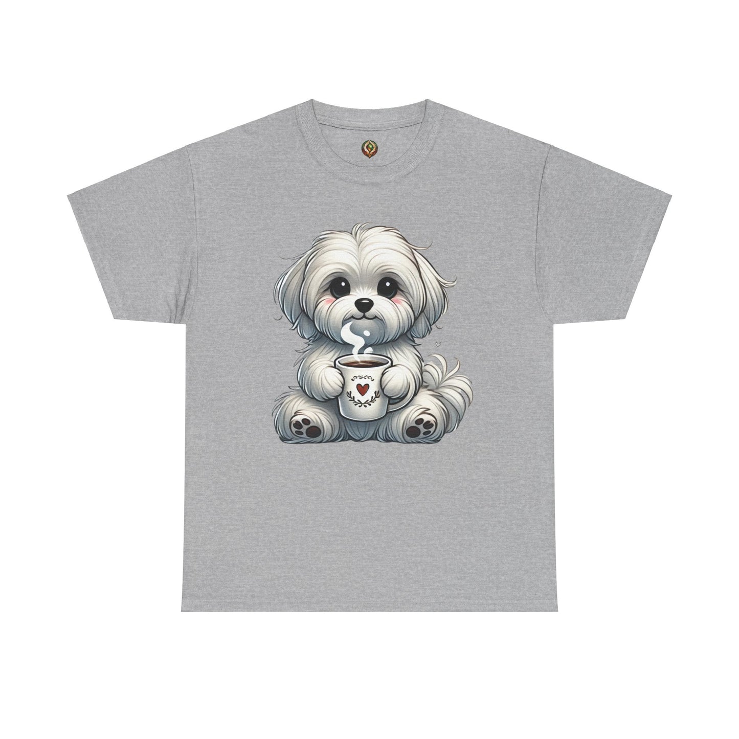 "Puppy Love Coffee Time" Unisex Tee