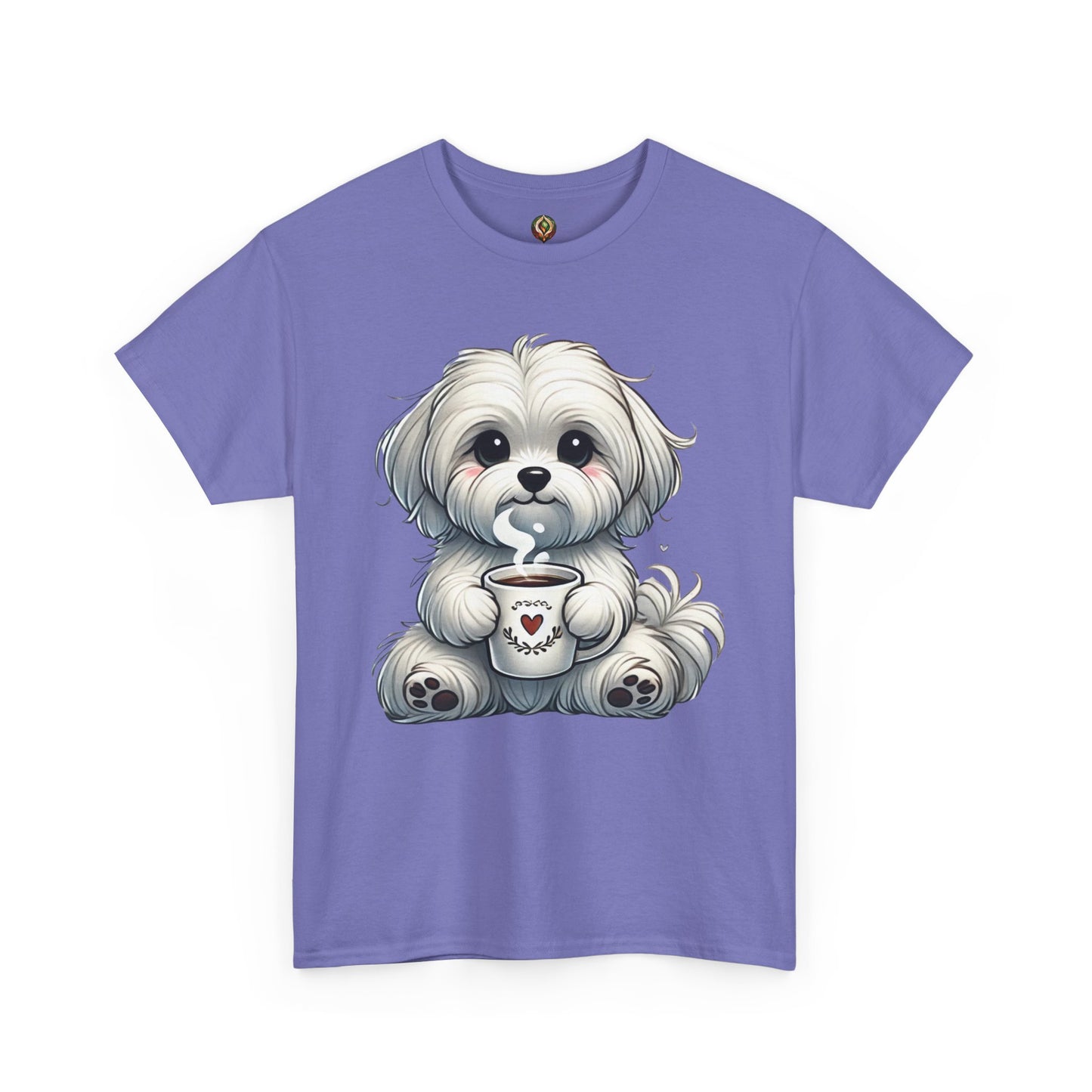 "Puppy Love Coffee Time" Unisex Tee