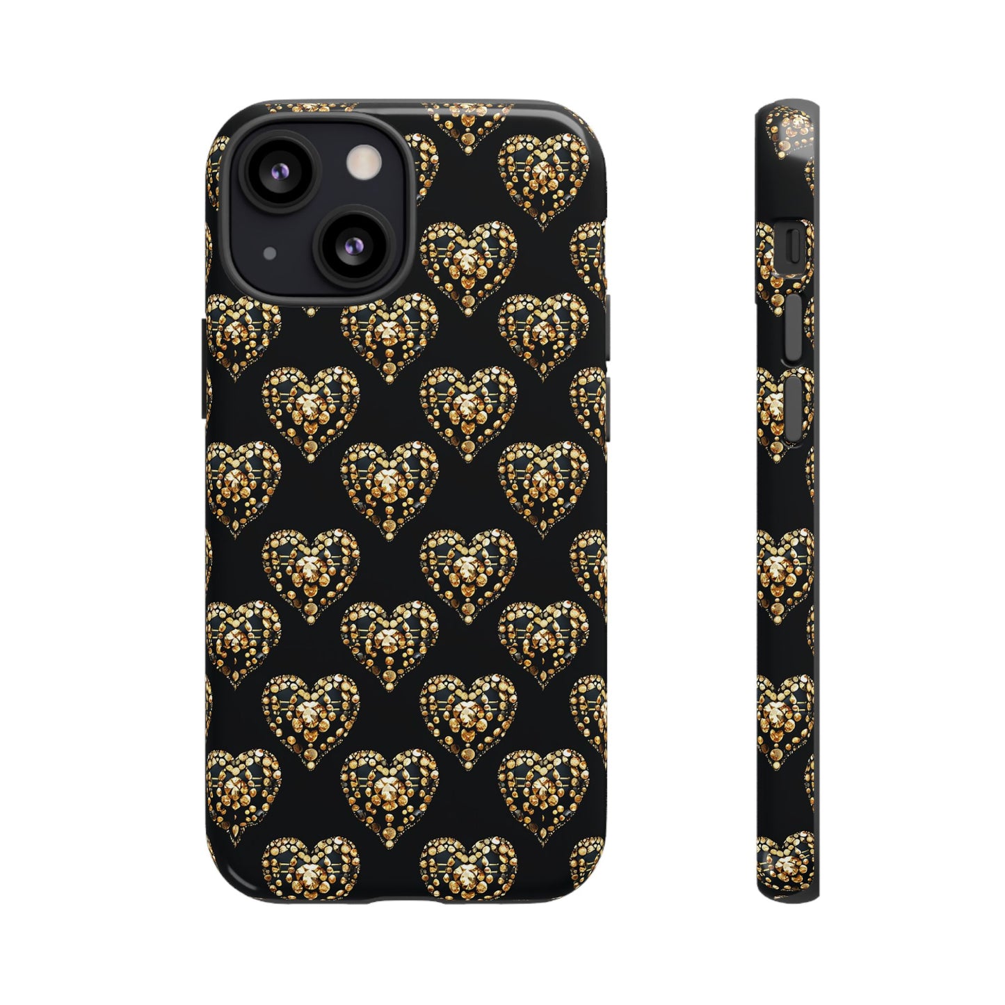Golden Heart Luxe Phone Case