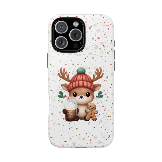 Festive Reindeer Tough Case – Cute, Cozy, and Protective