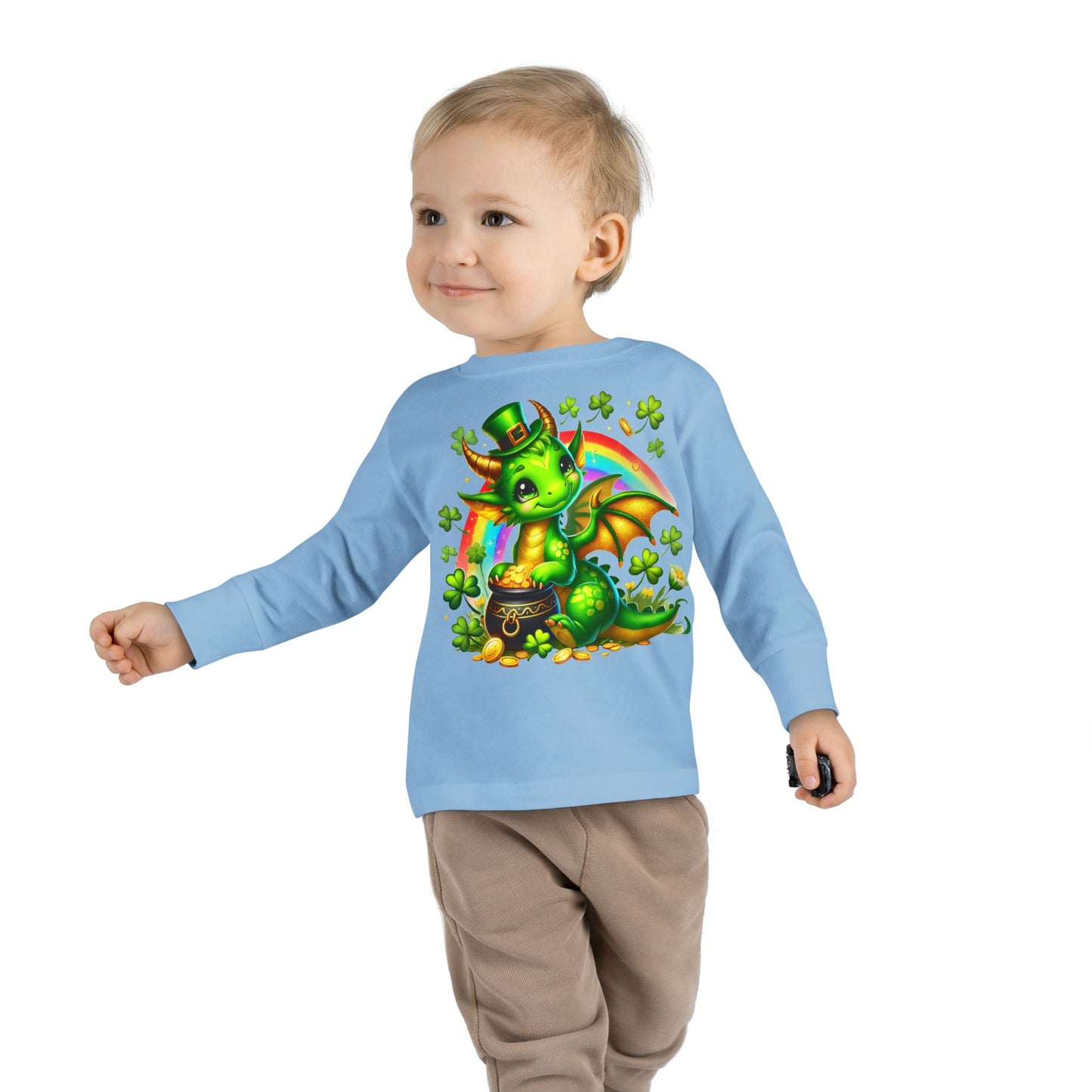 Lucky Little Dragon 🍀 Toddler Long Sleeve Tee