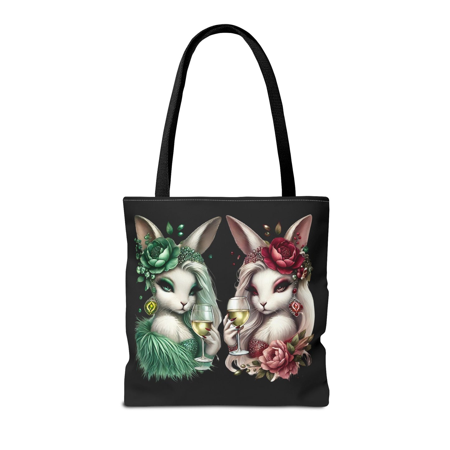 Vero Vino & Rosalie Rouge – Glam Bunny Tote Bag 🍷💅