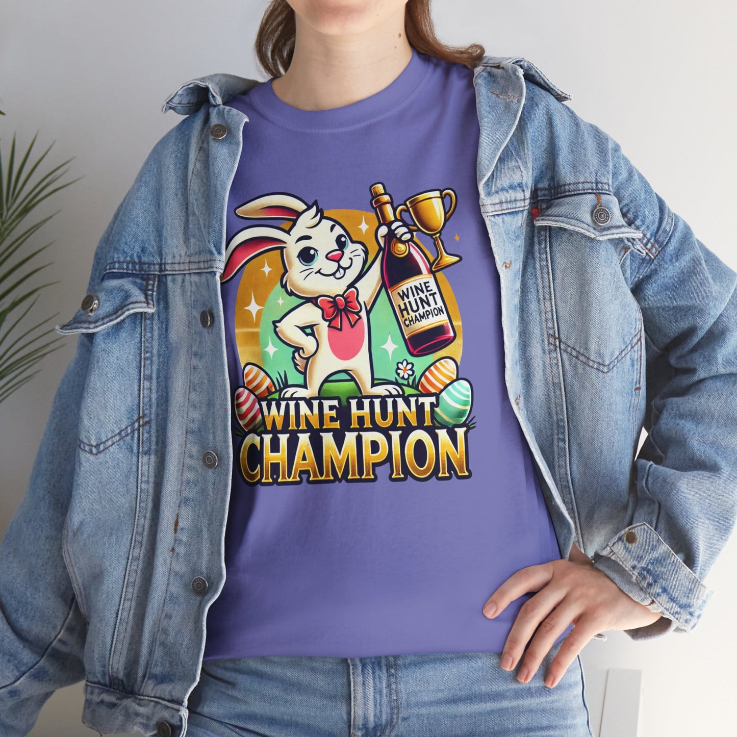 Wine Hunt Champion – Unisex Heavy Cotton Tee 🍷🏆