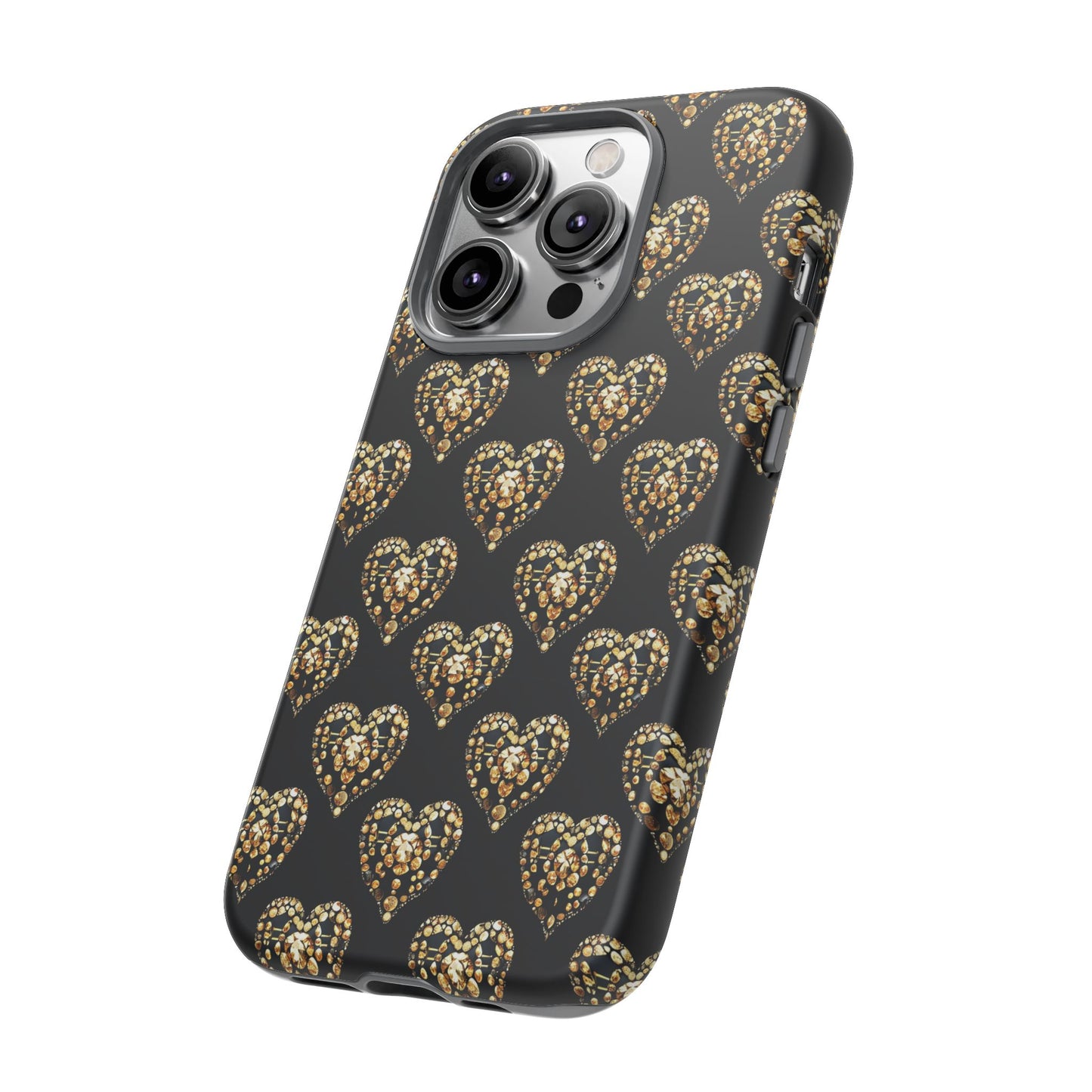 Golden Heart Luxe Phone Case