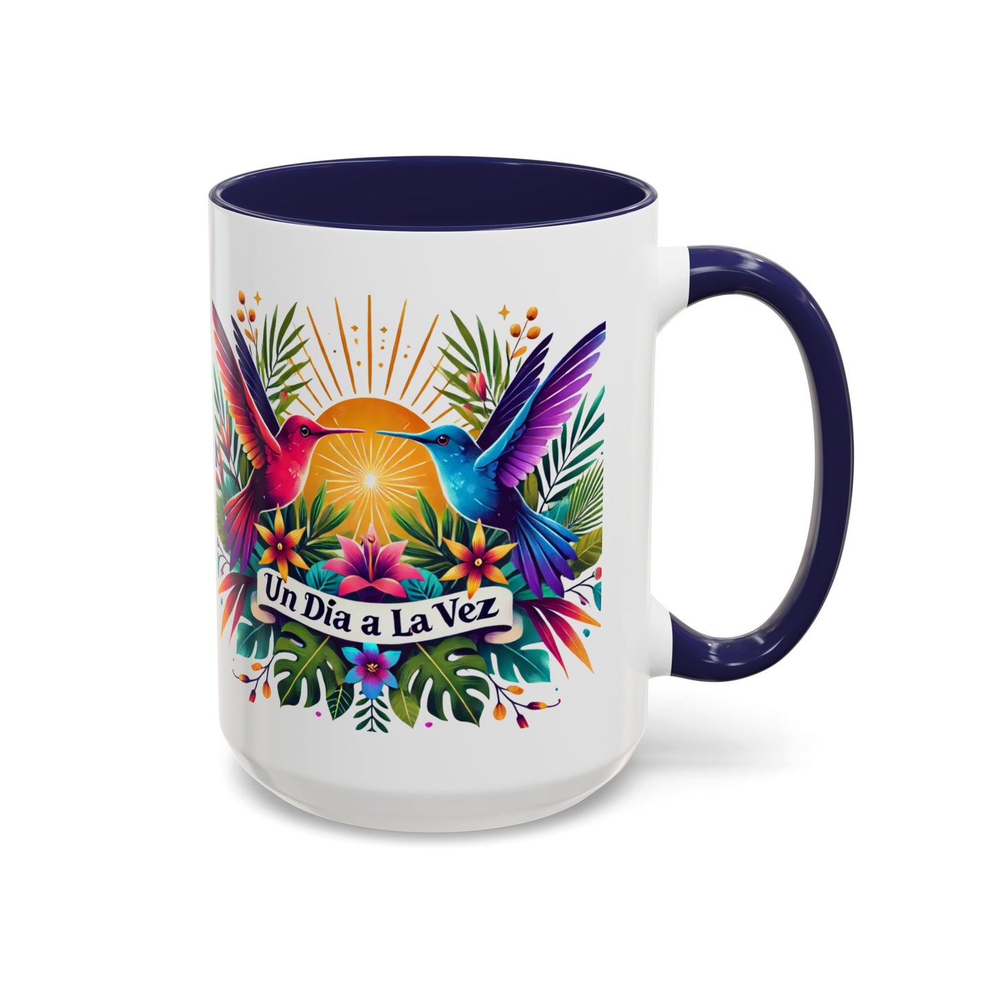 "Un Día a la Vez" Accent Coffee Mug (11oz, 15oz)