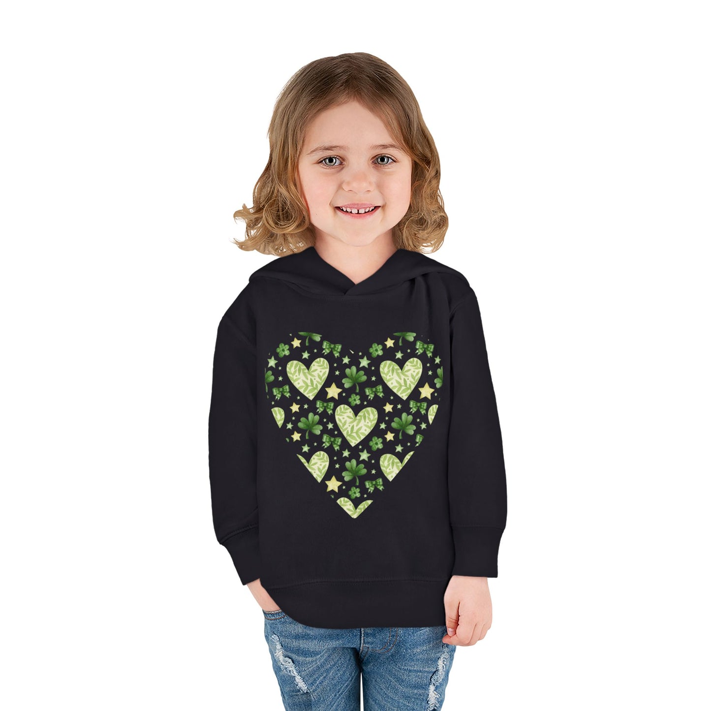 Lucky in Love 🍀 Toddler Pullover Hoodie