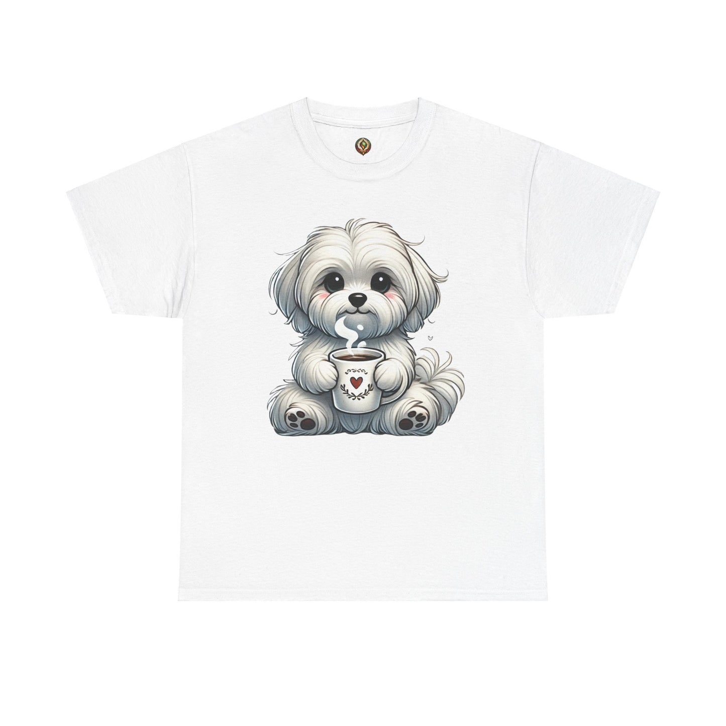 "Puppy Love Coffee Time" Unisex Tee