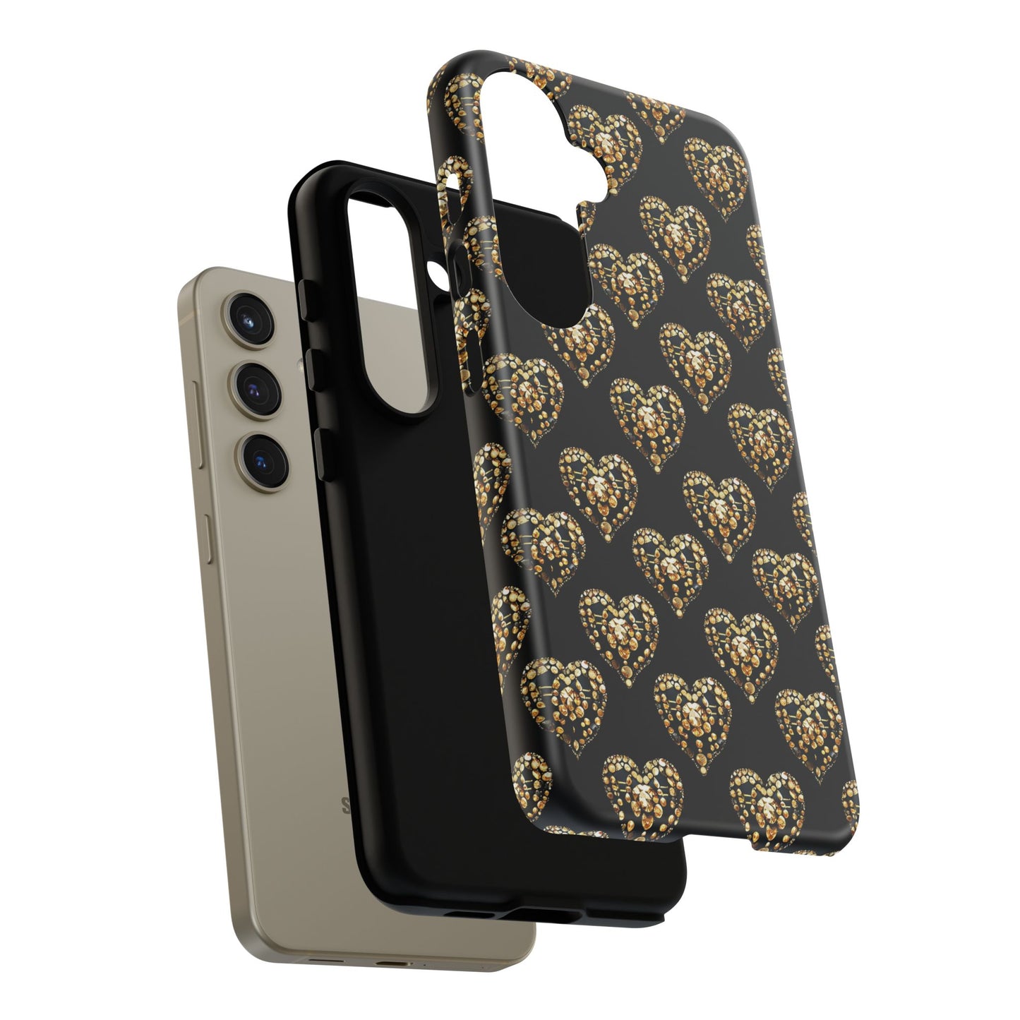 Golden Heart Luxe Phone Case
