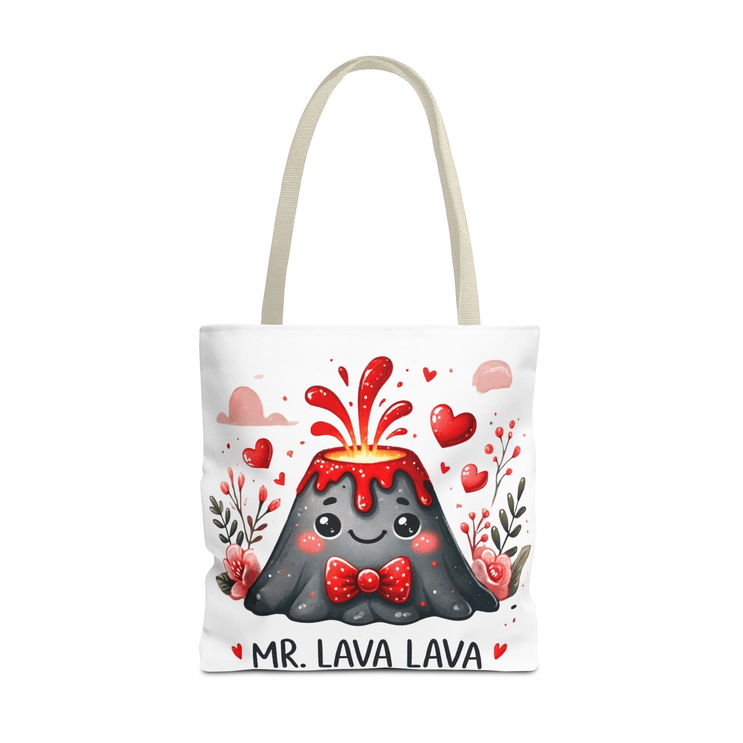 "Mr. Lava Lava Floral Charm" Tote Bag