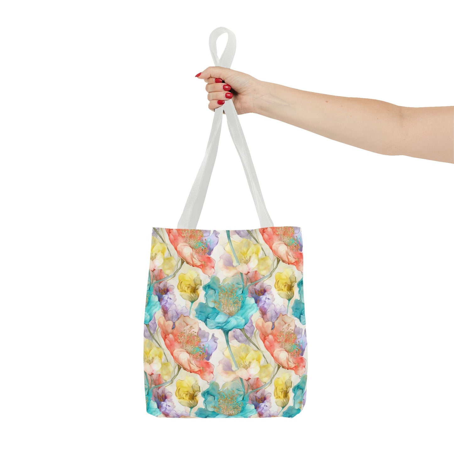 Watercolor Bloom 🌸 Artistic Tote Bag