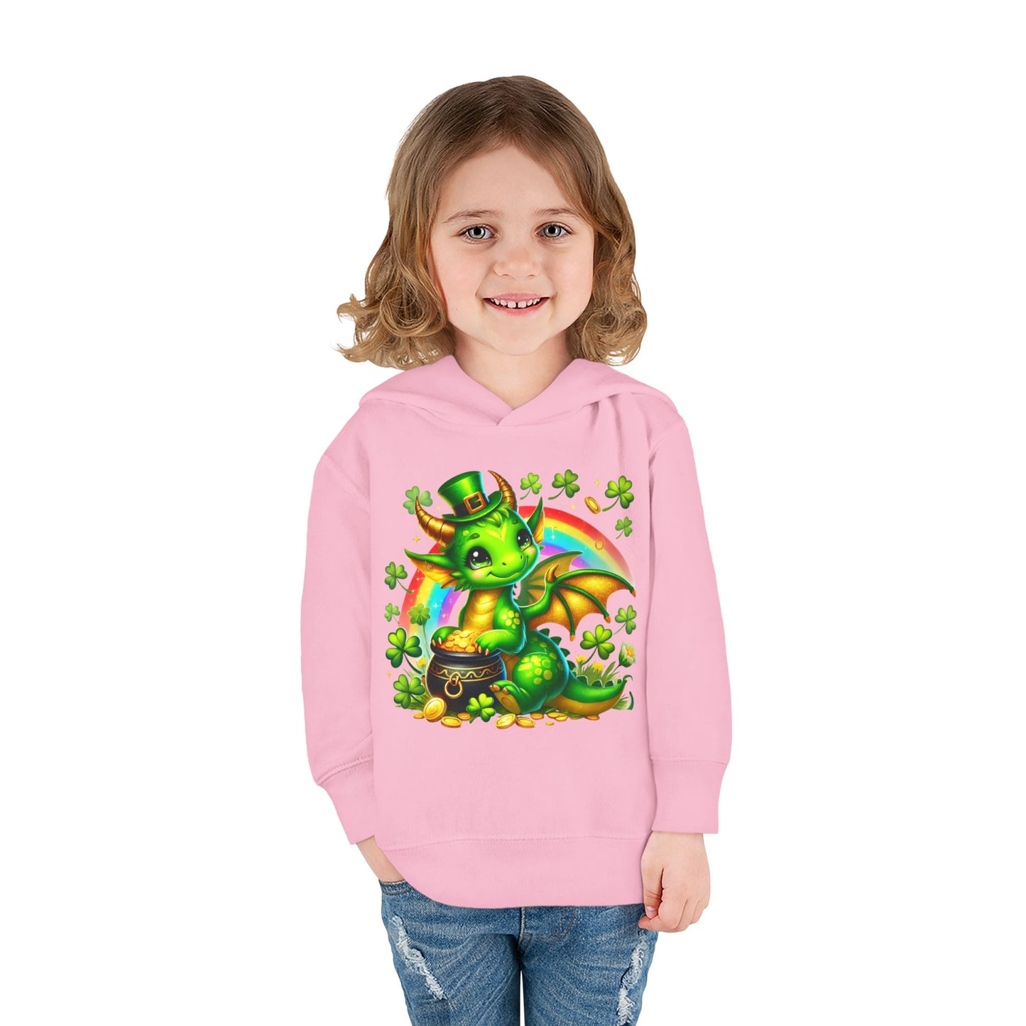 Lucky Little Dragon 🍀 Toddler Pullover Hoodie