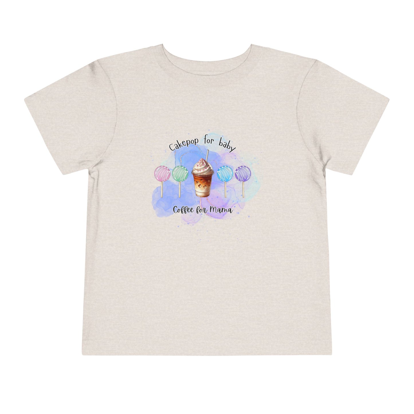 Cakepop & Coffee Toddler Tee – Sweet Treats & Cozy Comfort
