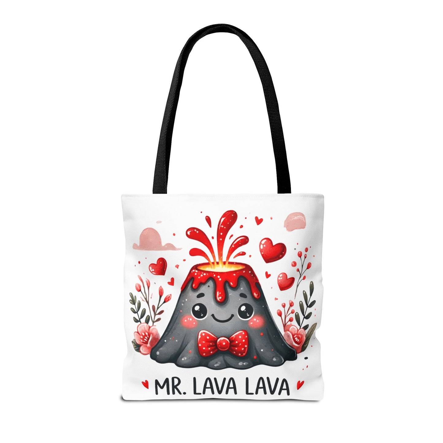"Mr. Lava Lava Floral Charm" Tote Bag