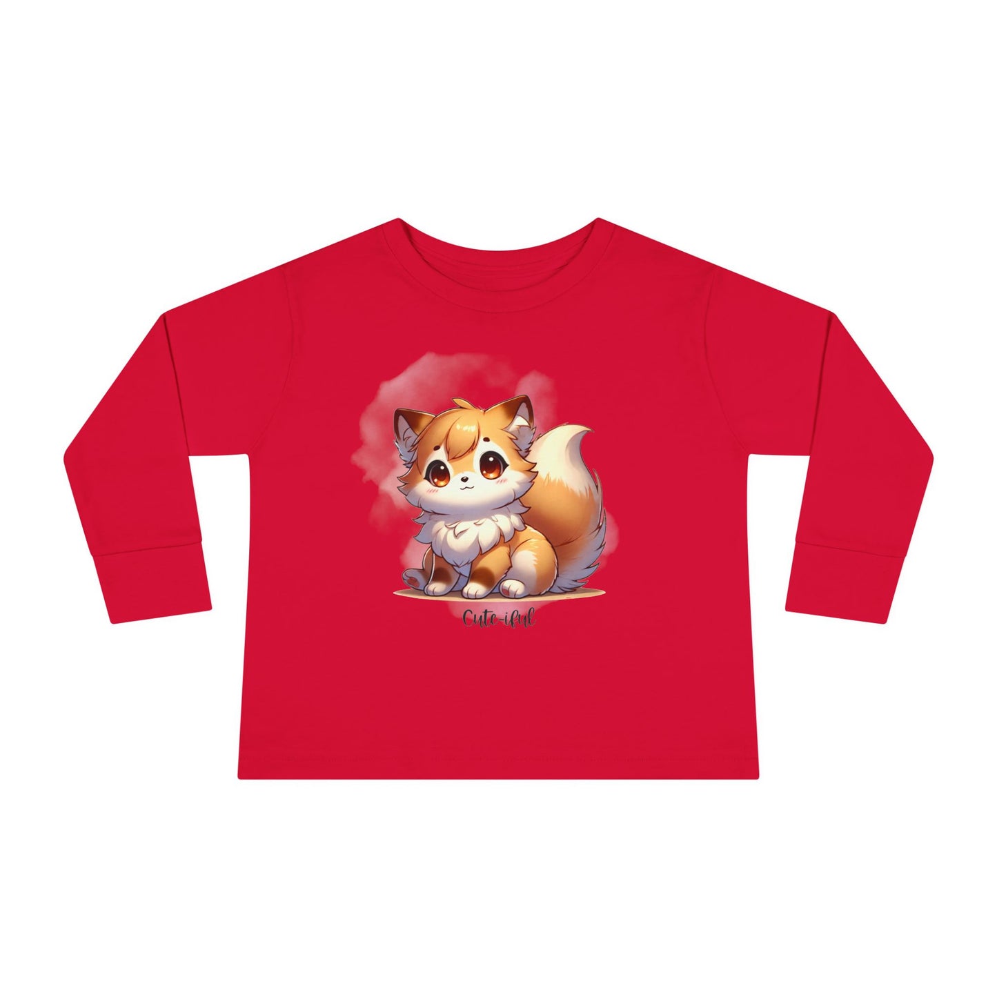 Cute-iful 🦊✨ Toddler Long Sleeve Tee