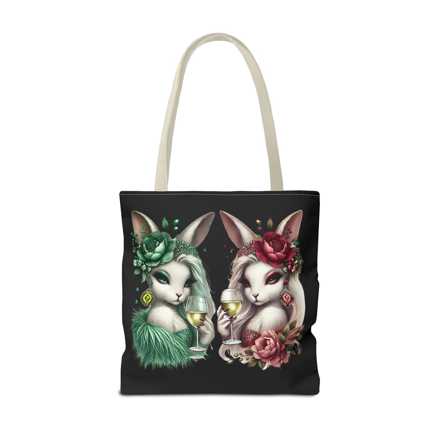 Vero Vino & Rosalie Rouge – Glam Bunny Tote Bag 🍷💅