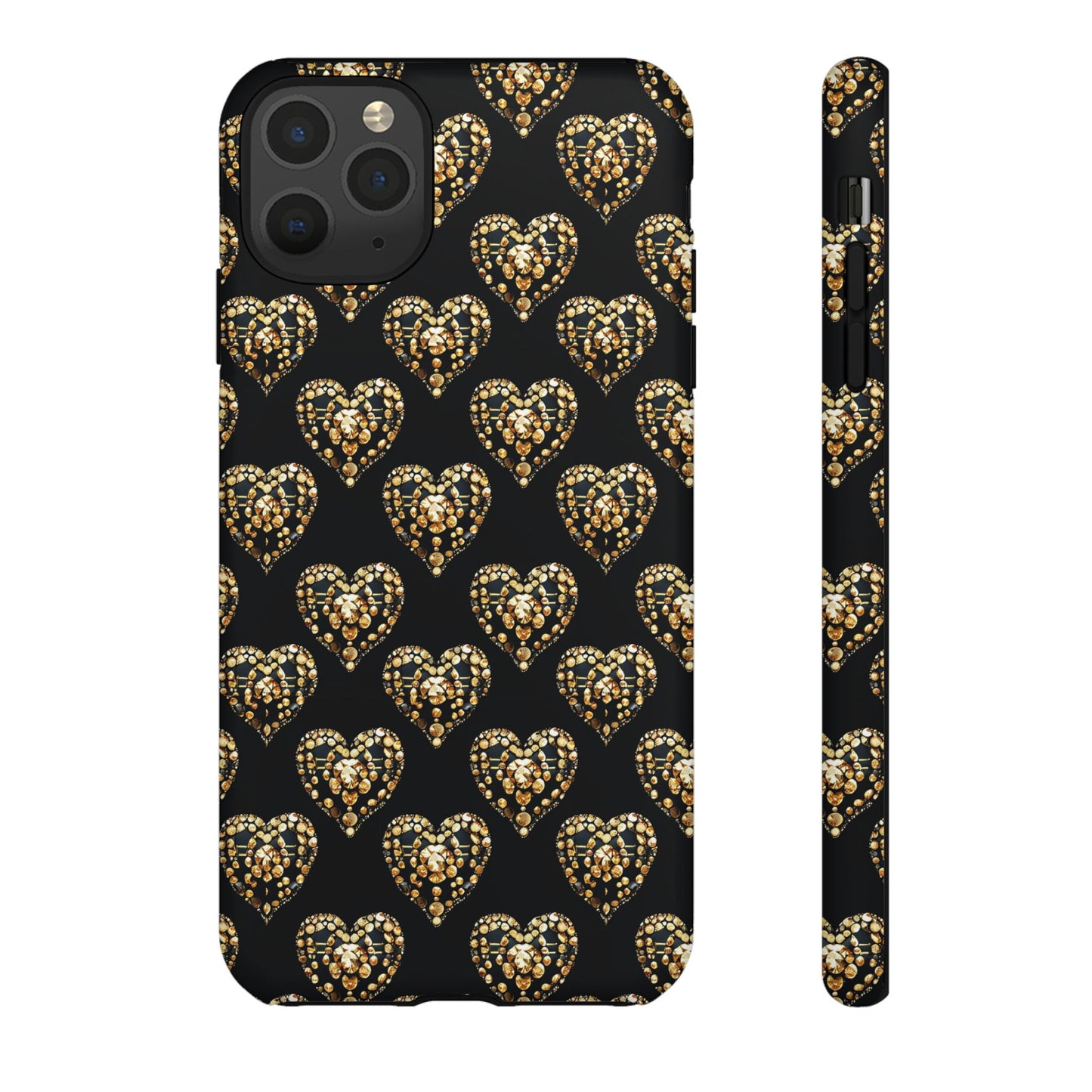 Golden Heart Luxe Phone Case
