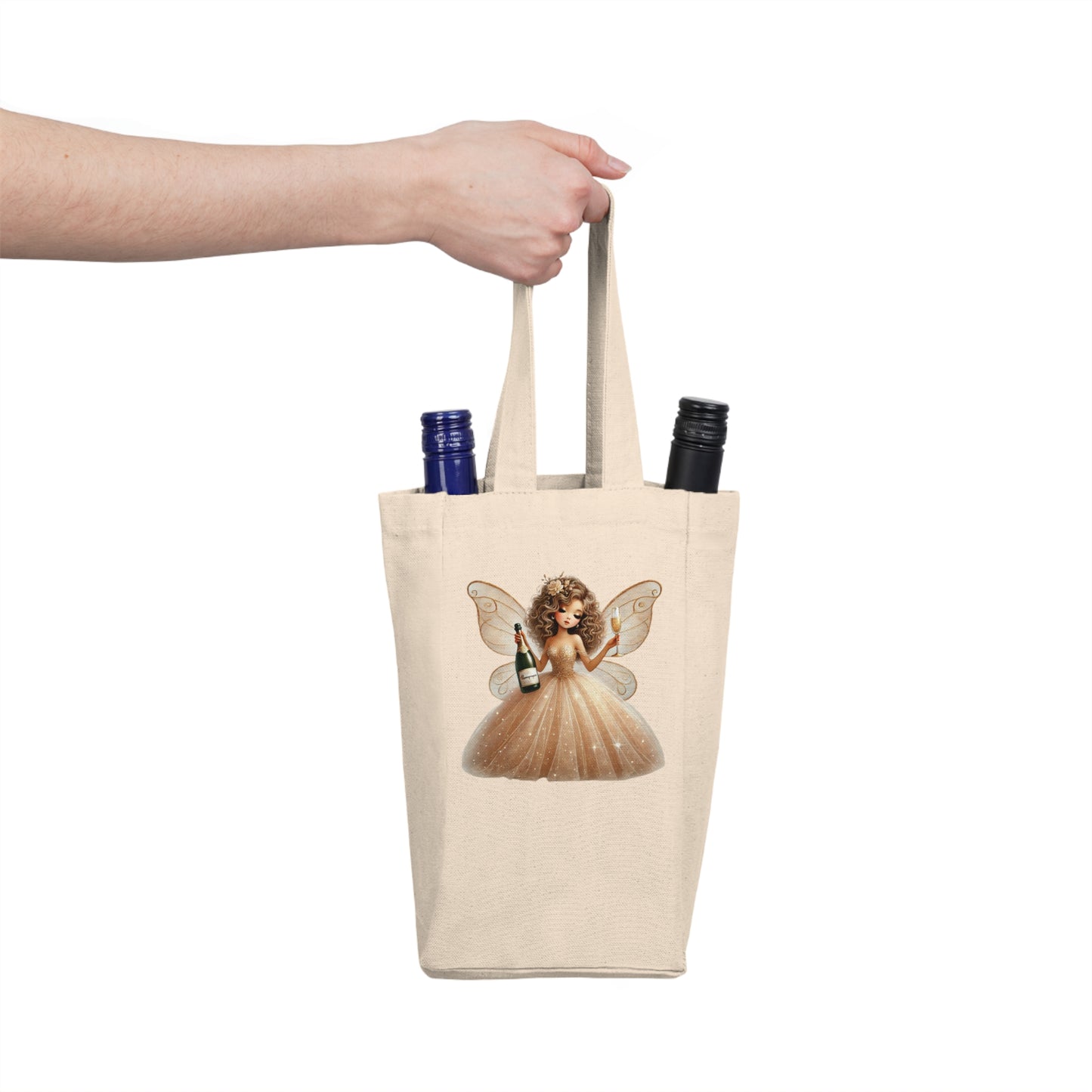 Golden Belle & Champagne Dreams – Double Wine Tote