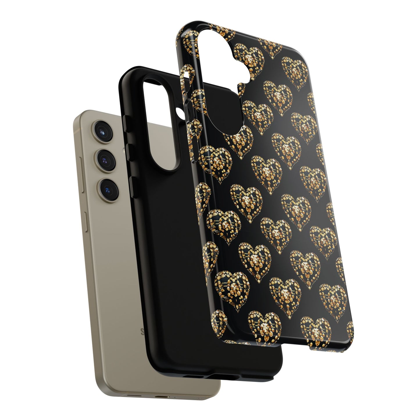 Golden Heart Luxe Phone Case