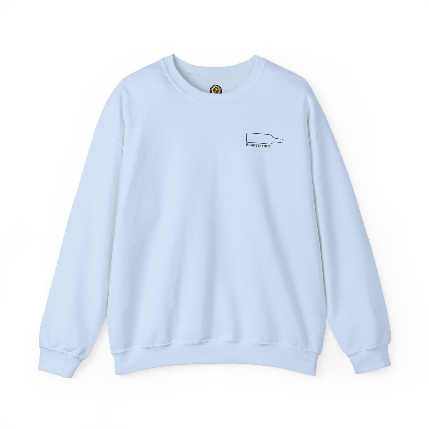 "Running on Empty" Unisex Crewneck Sweatshirt