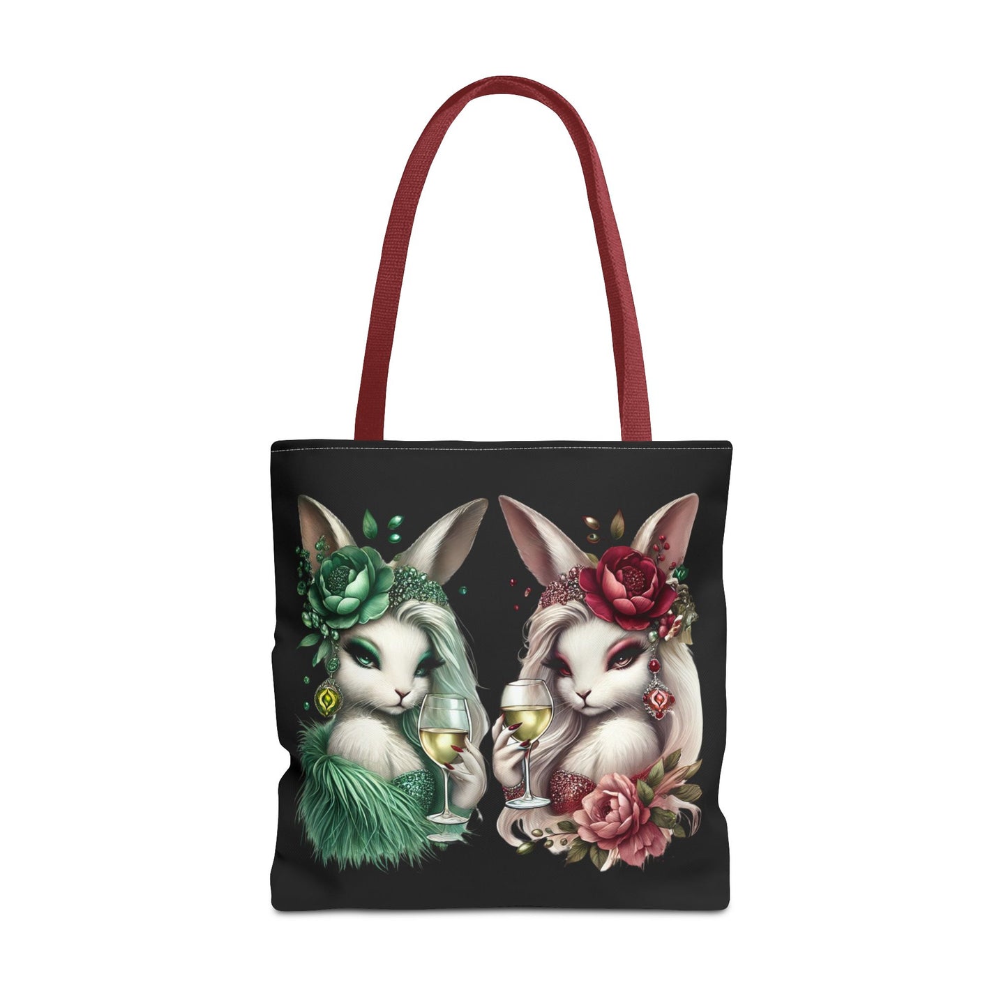 Vero Vino & Rosalie Rouge – Glam Bunny Tote Bag 🍷💅