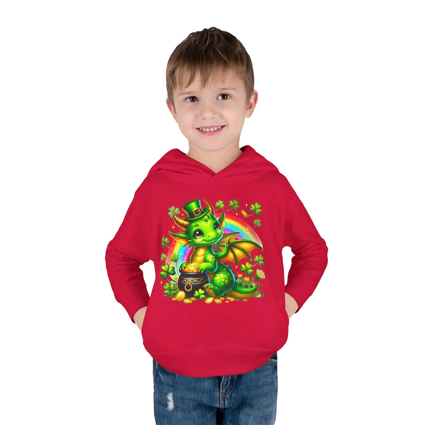 Lucky Little Dragon 🍀 Toddler Pullover Hoodie