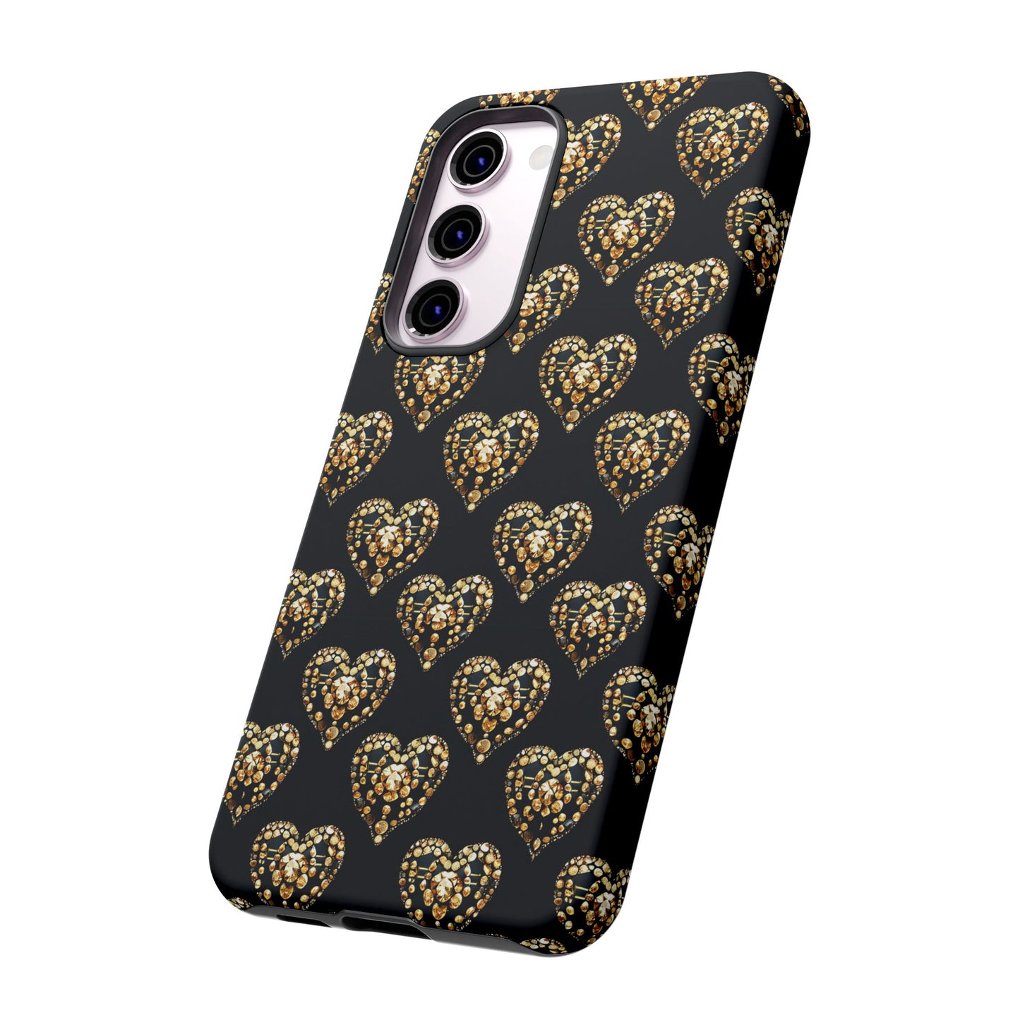 Golden Heart Luxe Phone Case
