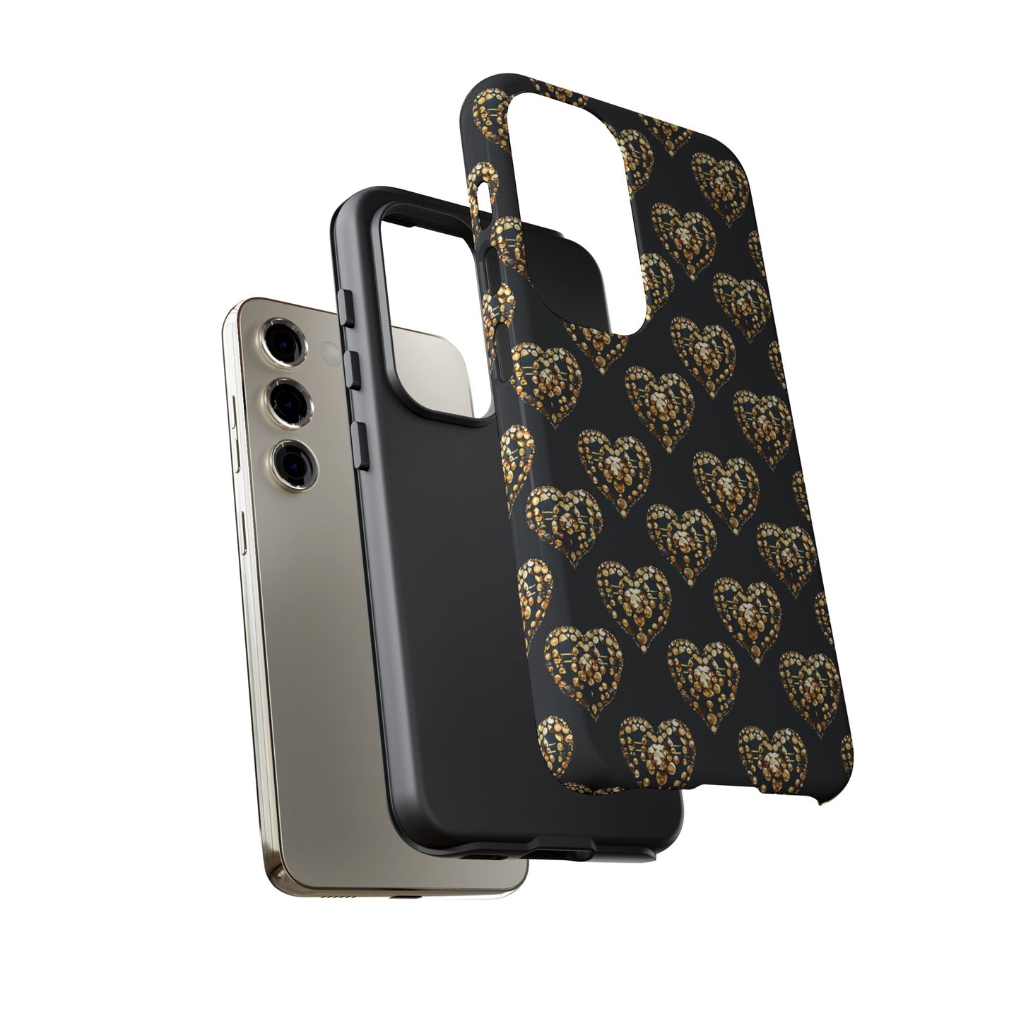 Golden Heart Luxe Phone Case