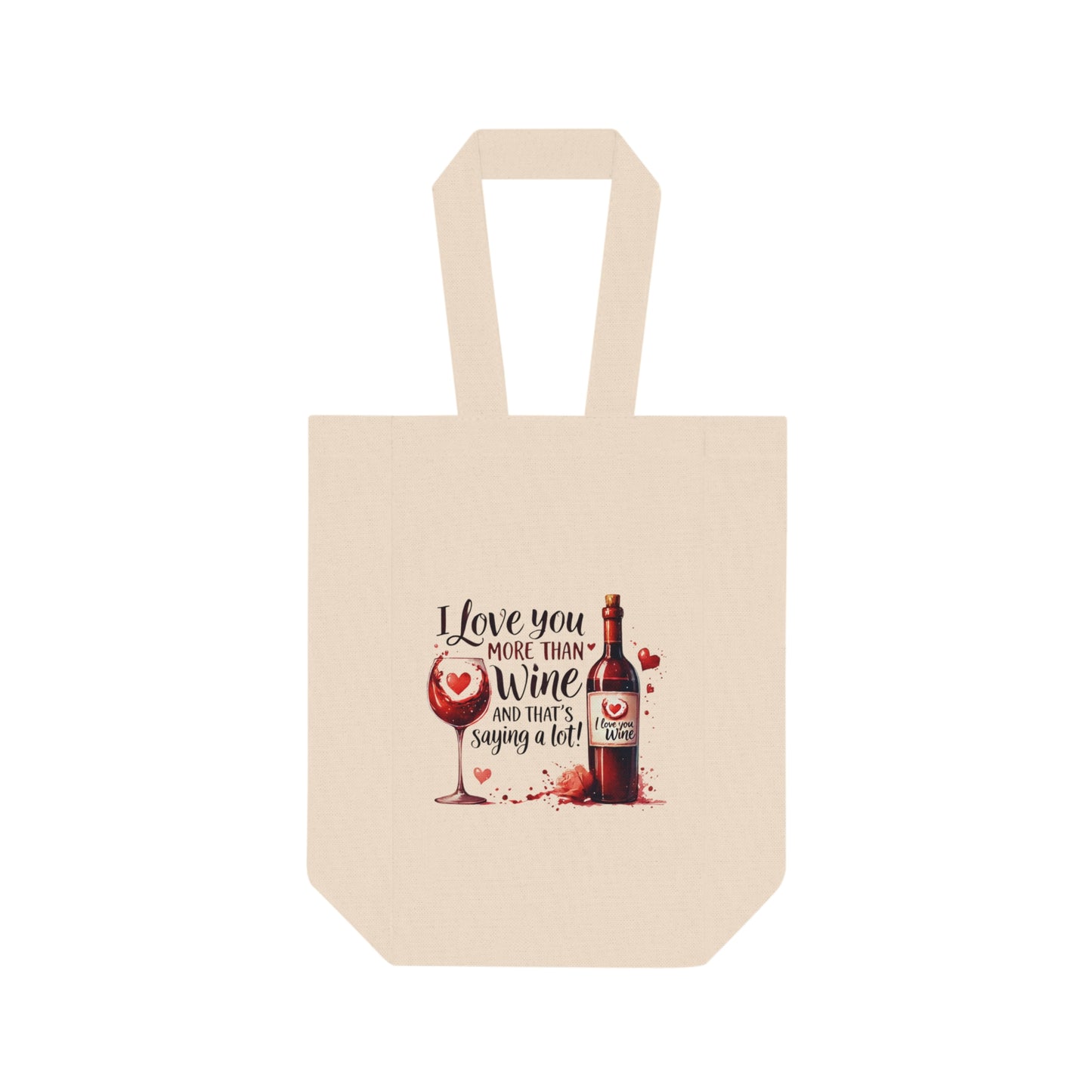 Double Wine Tote: Love & Vino Vibes