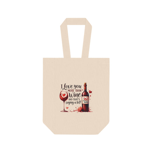 Double Wine Tote: Love & Vino Vibes