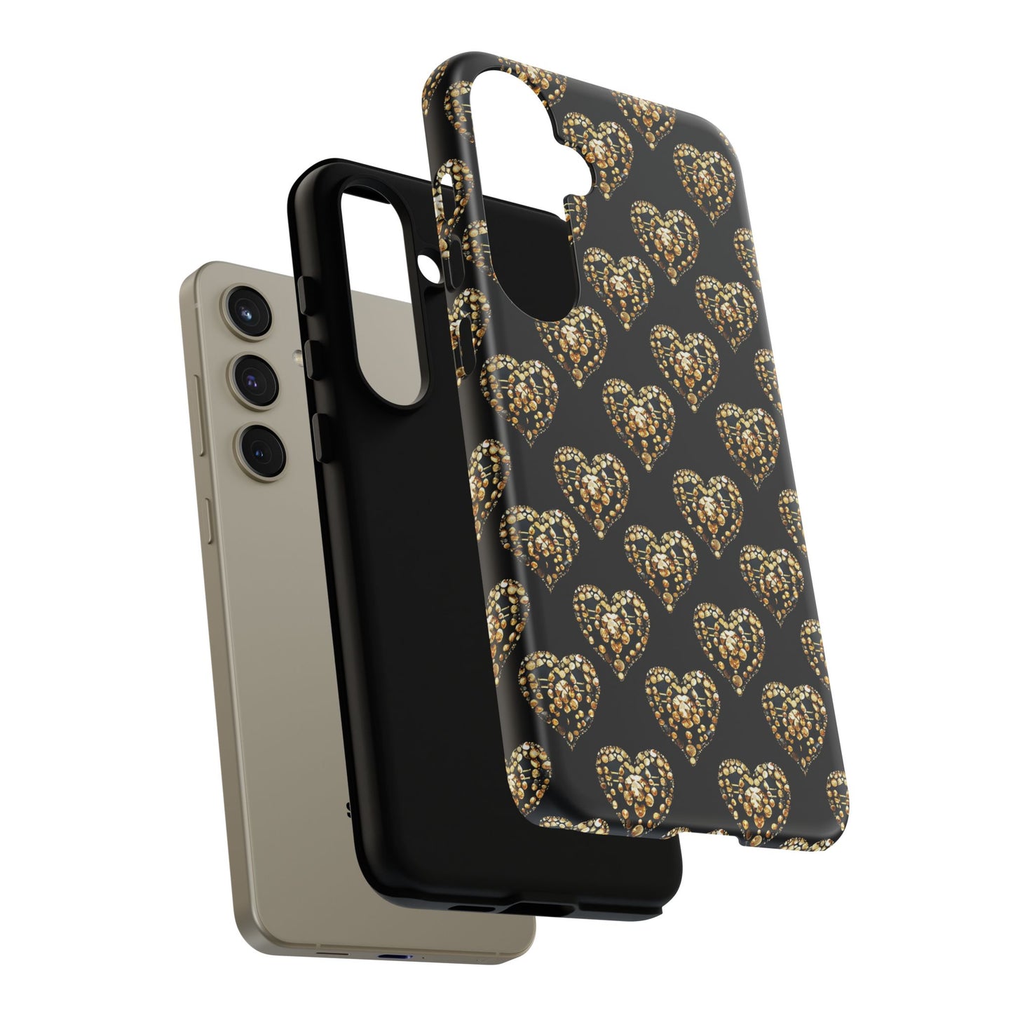 Golden Heart Luxe Phone Case
