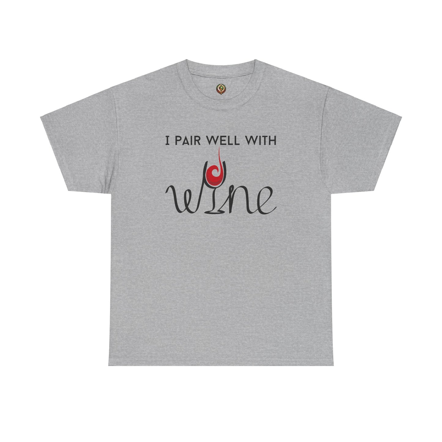 "I Pair Well with Wine" Unisex Tee