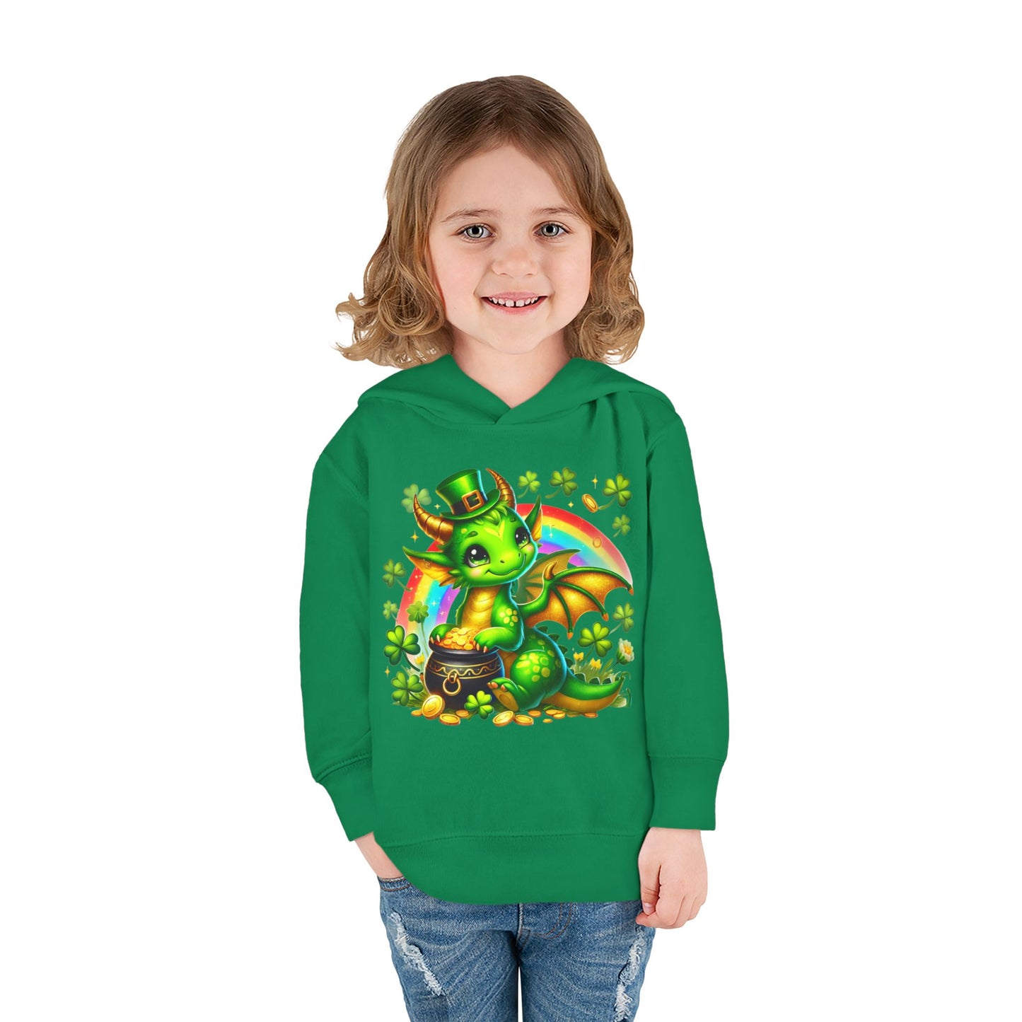 Lucky Little Dragon 🍀 Toddler Pullover Hoodie