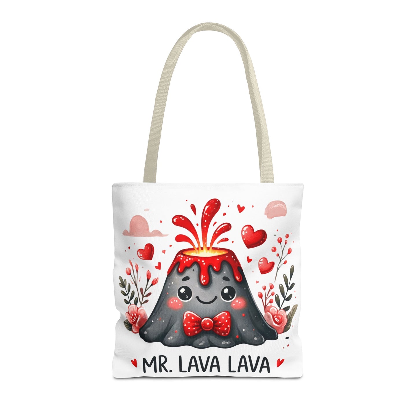 "Mr. Lava Lava Floral Charm" Tote Bag